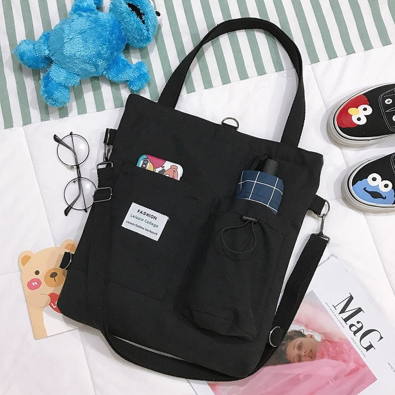 Mochila-bolso negra