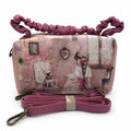 Bandolera mini Sweet Candy acuarela en rosado